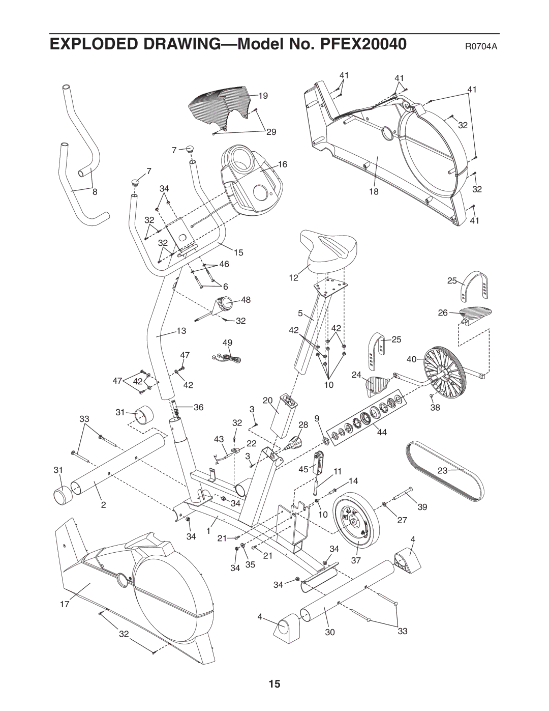 ProForm GT 30 user manual R0704A 