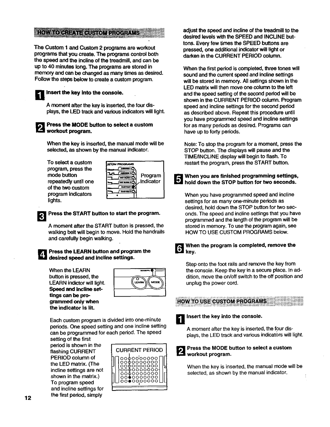 ProForm J81I user manual Current 