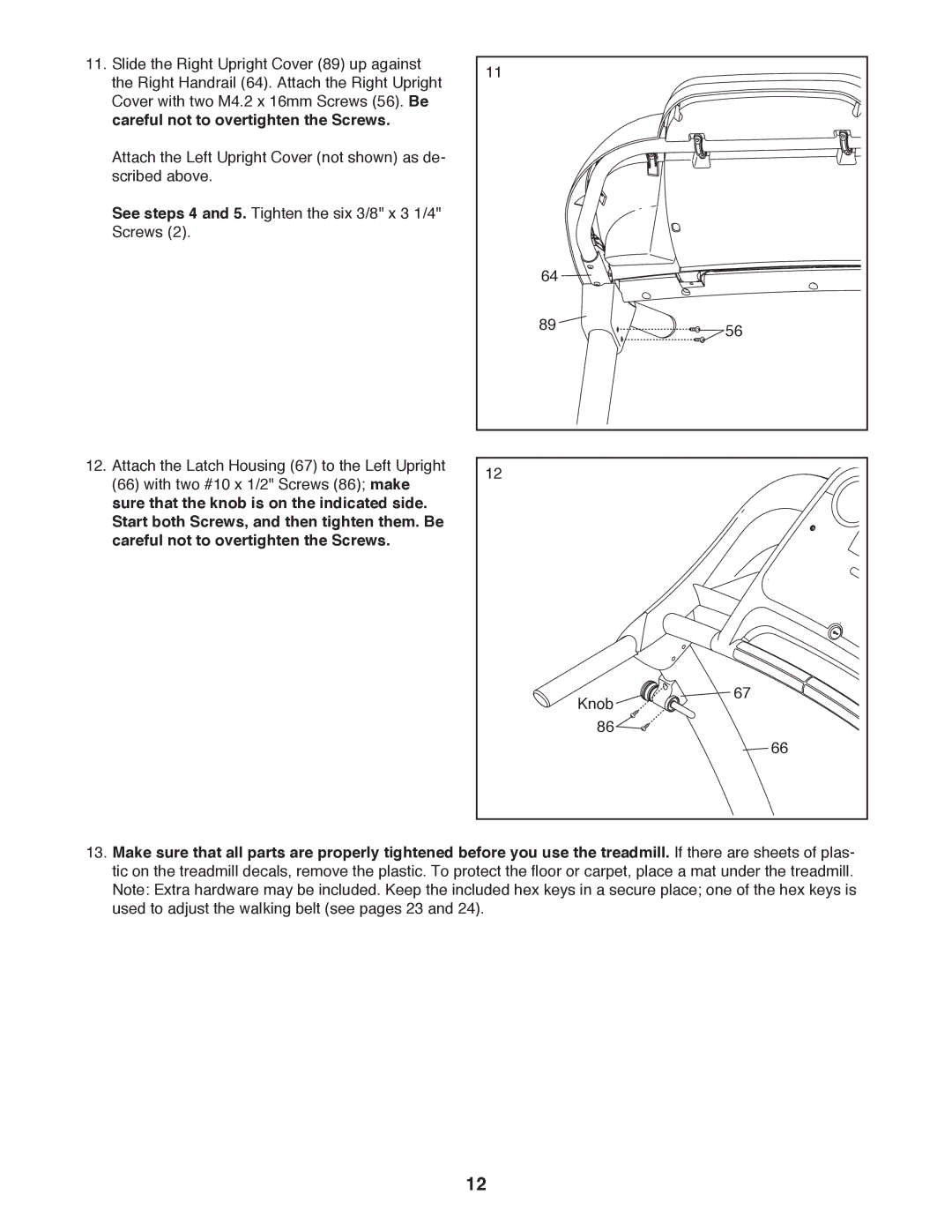 ProForm Lwufp user manual 