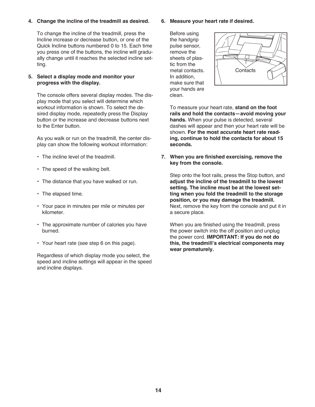 ProForm Not AvailablePFTL13810.0 user manual Measure your heart rate if desired. Before using 