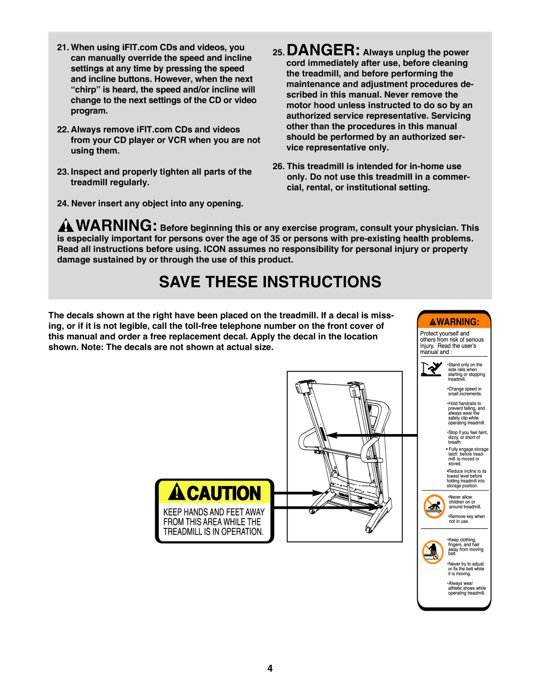 ProForm PATL30706.0 user manual 