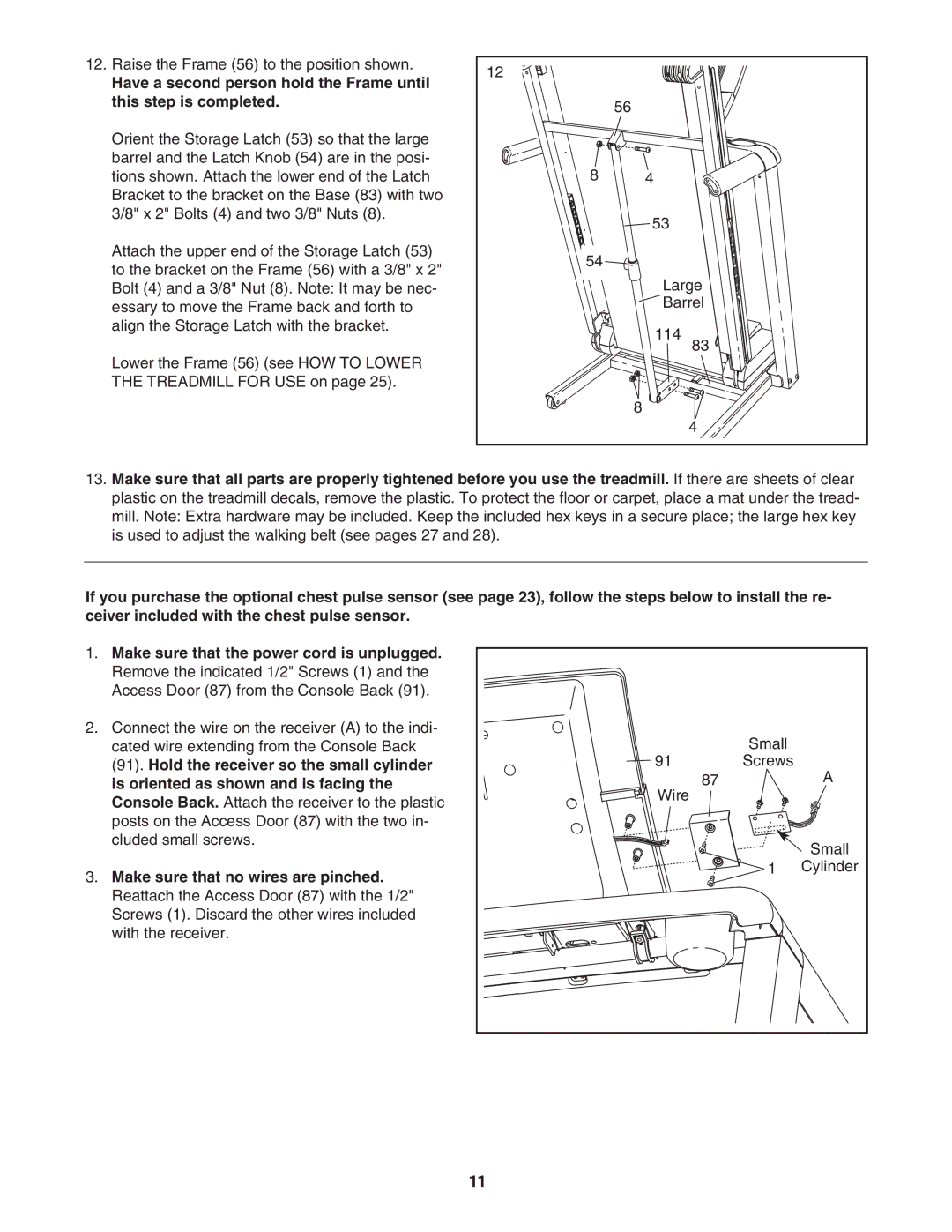 ProForm PATL40707.0 user manual Raise the Frame 56 to the position shown 