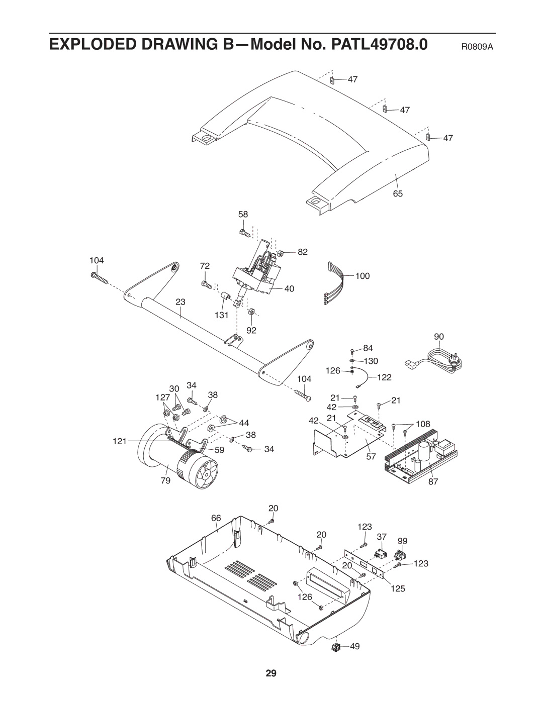 ProForm PATL49708.0 user manual R0809A 