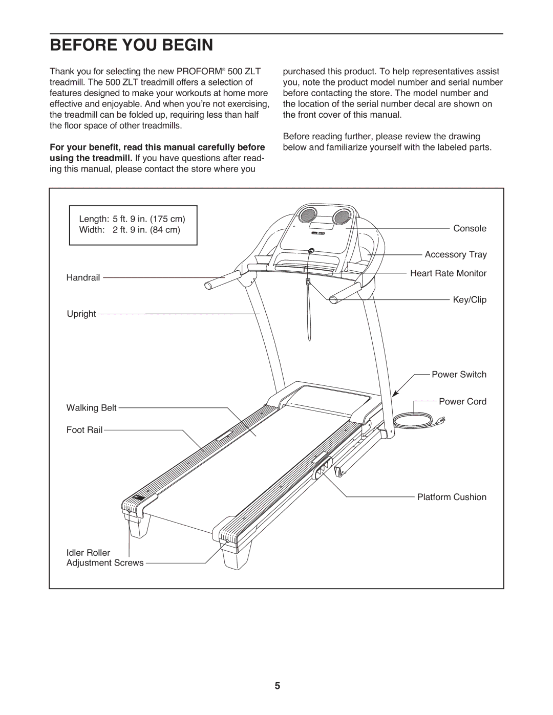 ProForm PATL59910.0 user manual Before YOU Begin 