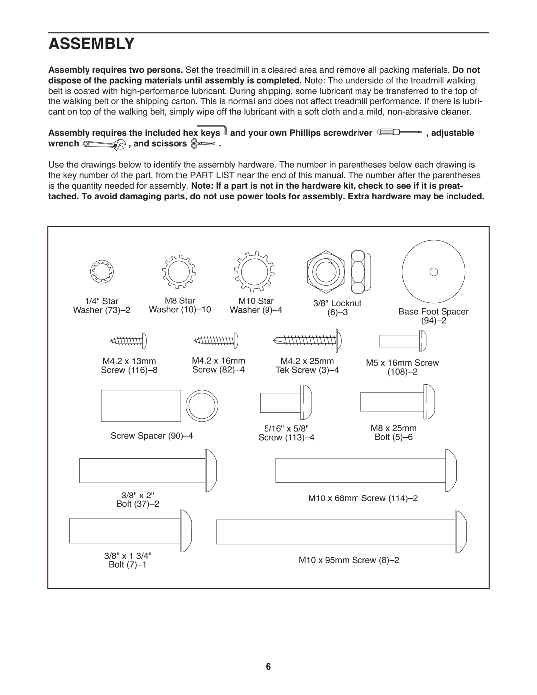 ProForm PATL59910.0 user manual Assembly 