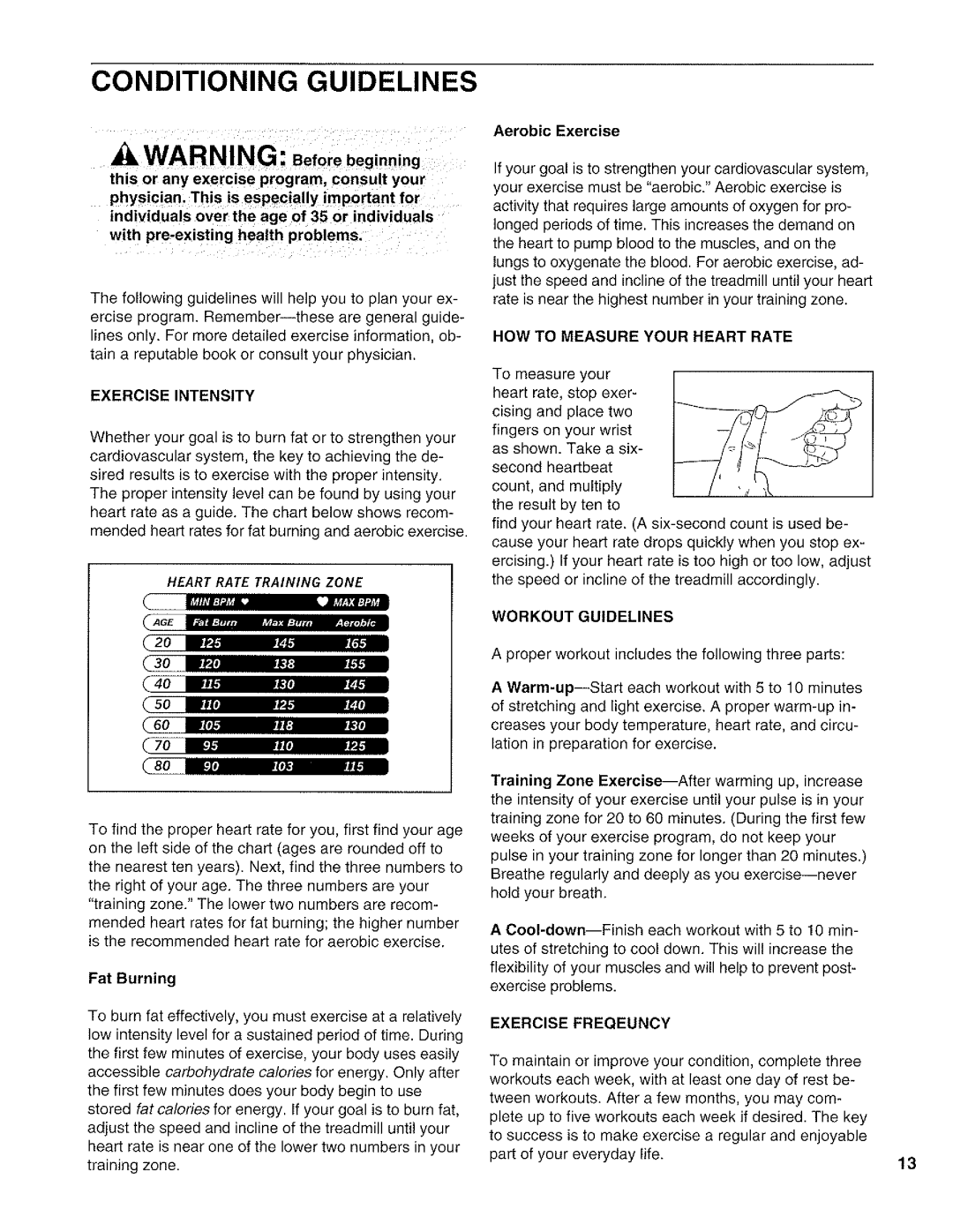 ProForm pctl-43590 manual 