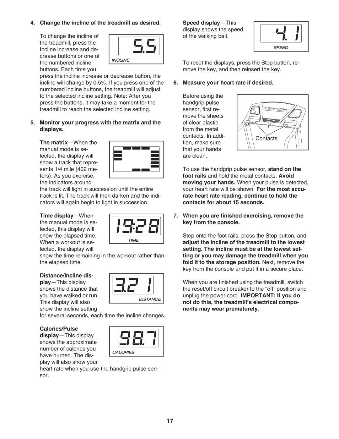 ProForm PCTL04509.0 manual Measure your heart rate if desired. Before using 