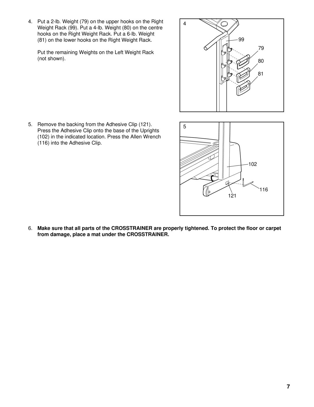 ProForm PCTL50071 user manual 