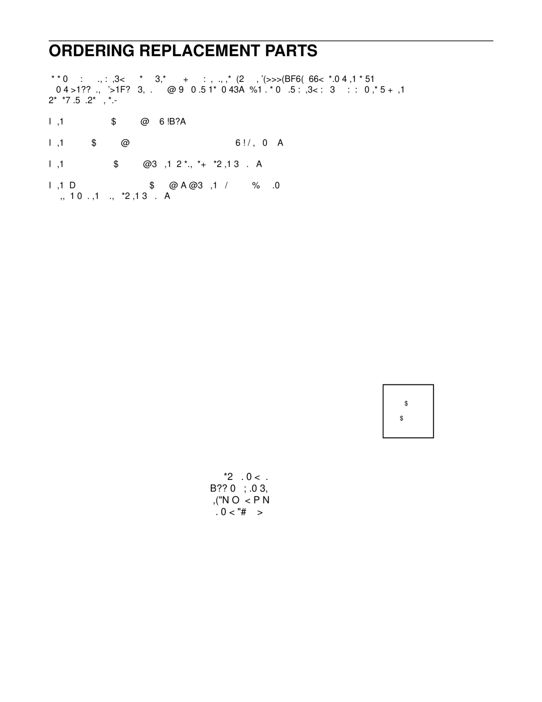 ProForm PCTL62590 user manual Ordering Replacement Parts 