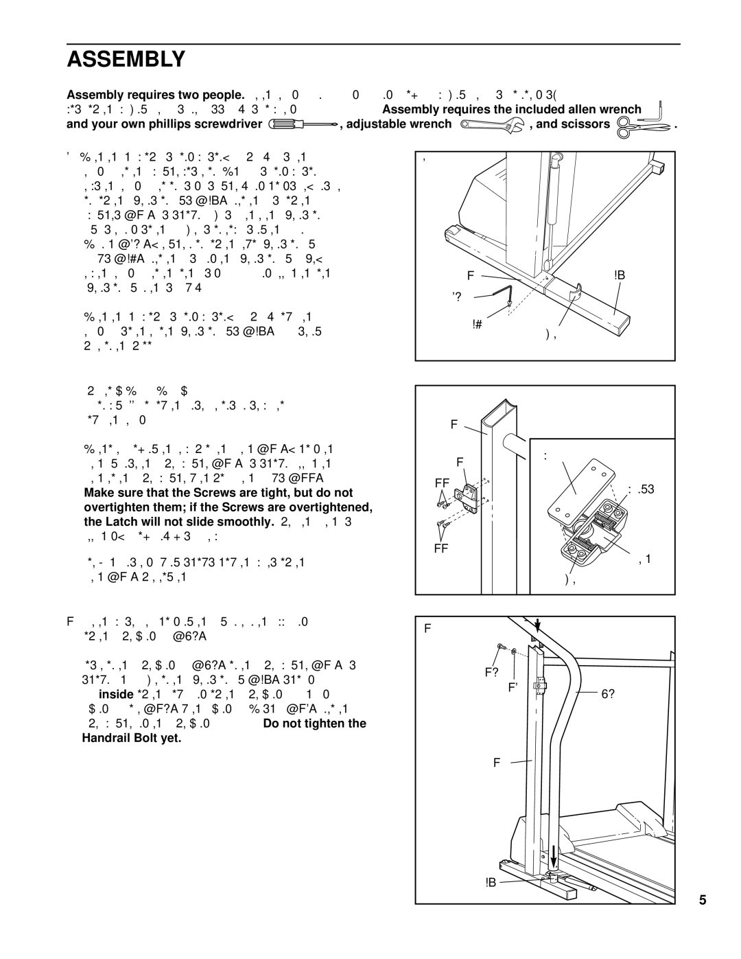 ProForm PCTL62590 user manual Assembly requires two people, Pose of the packing materials until assembly is completed 