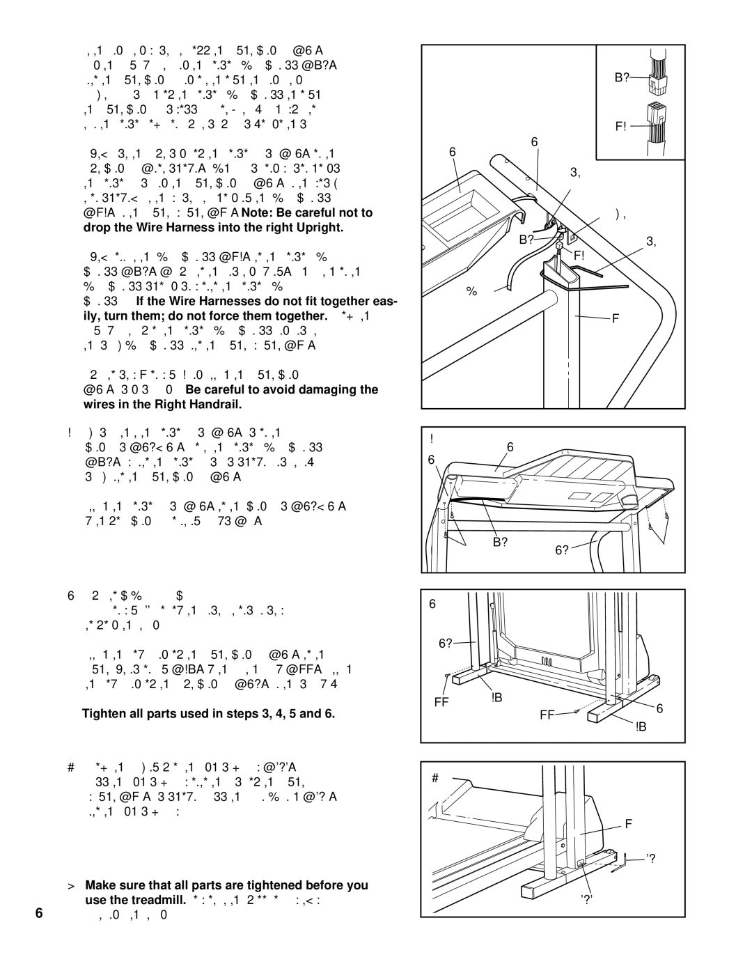 ProForm PCTL62590 user manual Ily, turn them do not force them together, Tighten all parts used in steps 3, 4, 5 