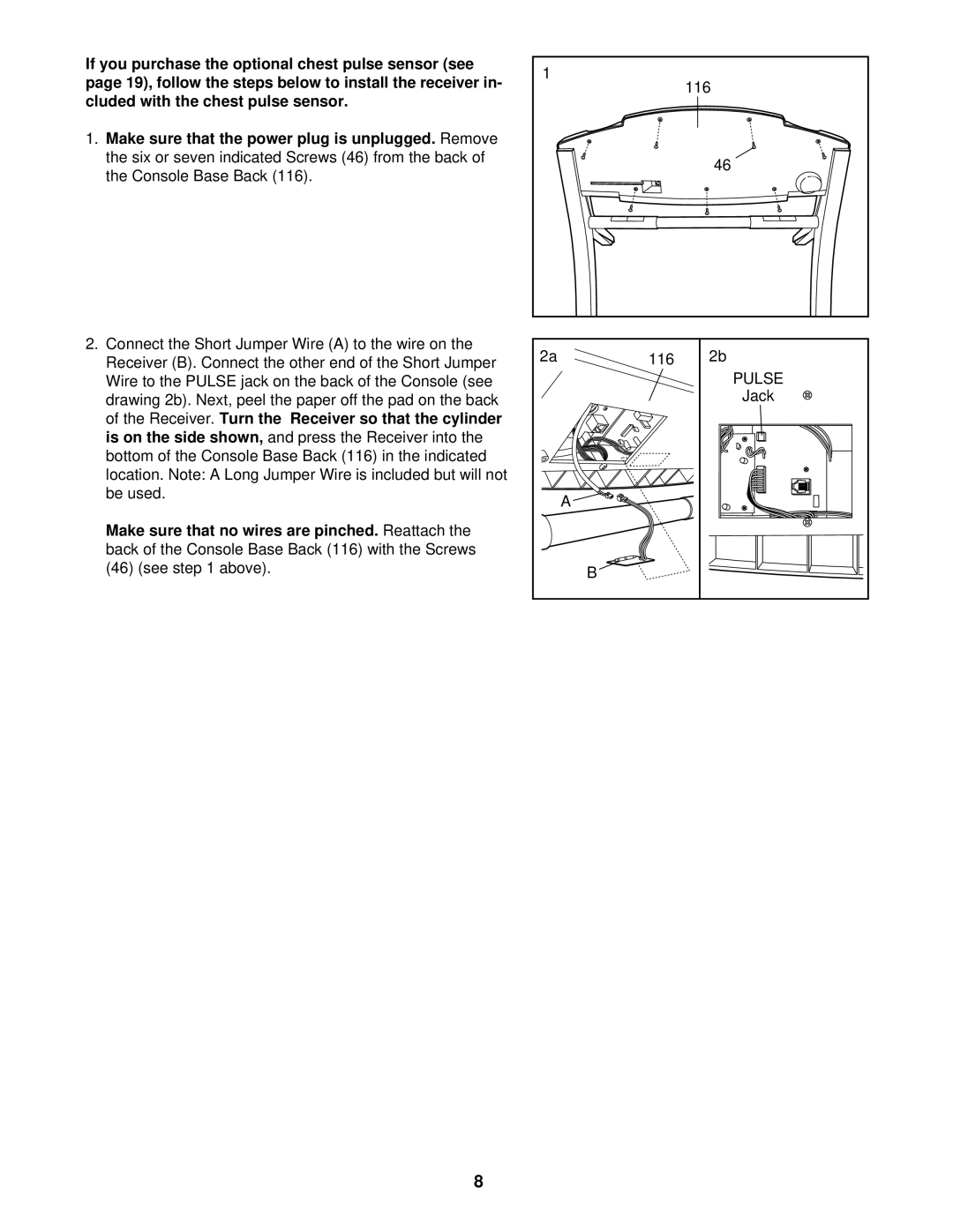 ProForm PCTL92101 user manual Pulse 