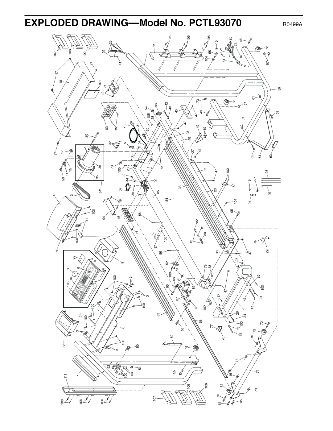 ProForm PCTL93070 user manual 