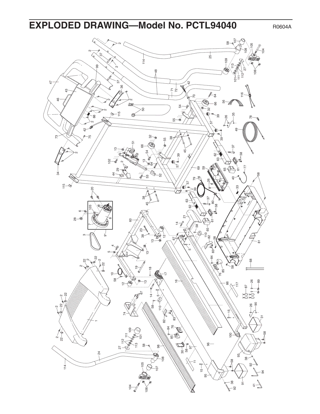 ProForm PCTL94040 user manual 