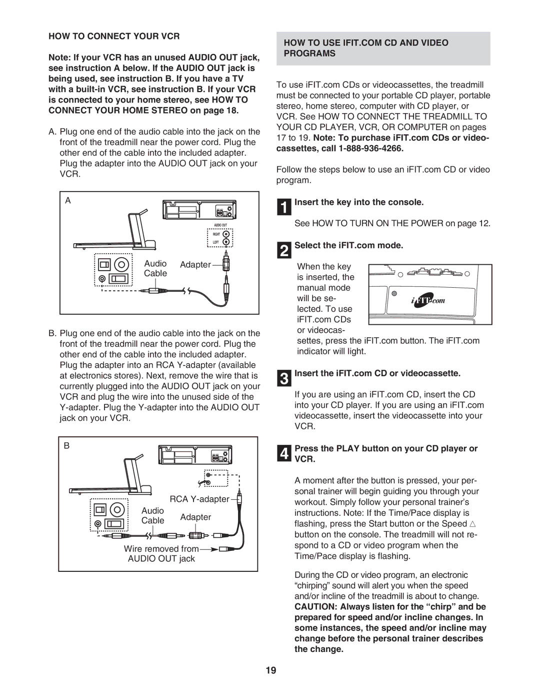 ProForm PCTL96040 user manual HOW to Connect Your VCR 