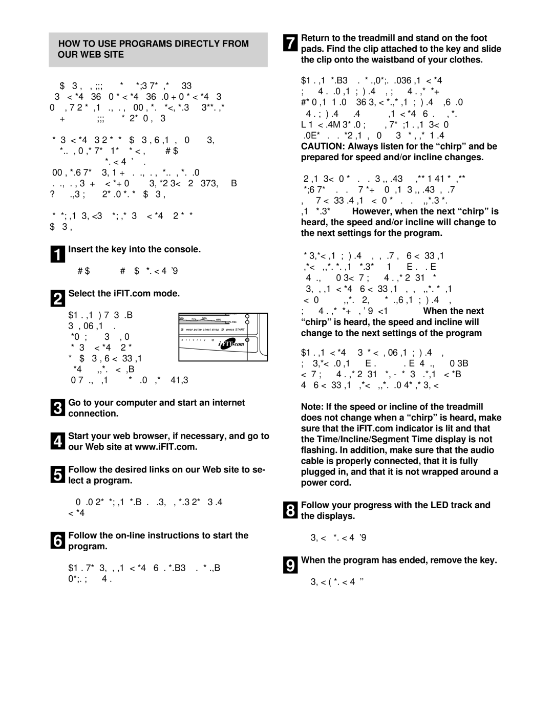 ProForm PCTL99011 user manual HOW to USE Programs Directly from OUR WEB Site 