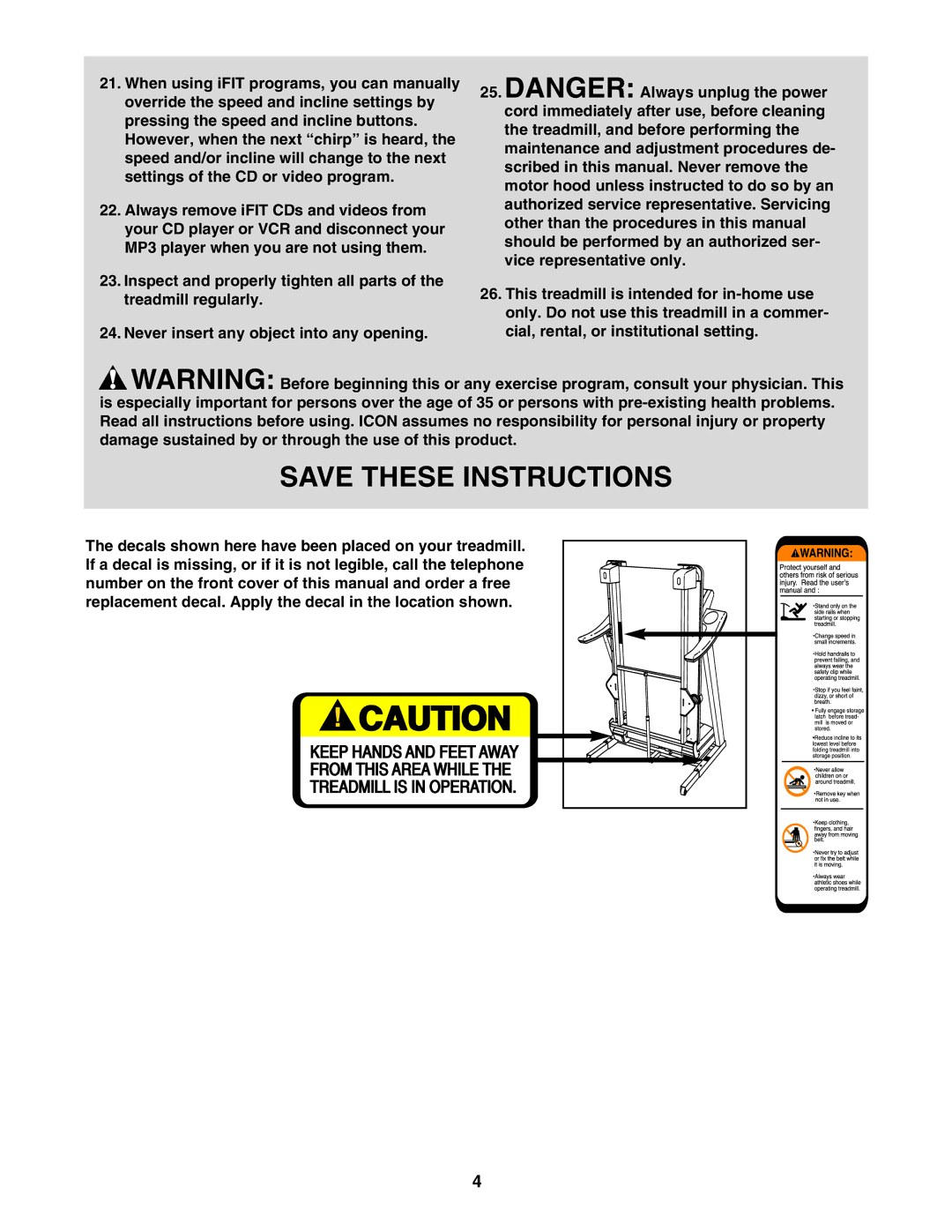 ProForm PETL41106.0 user manual 