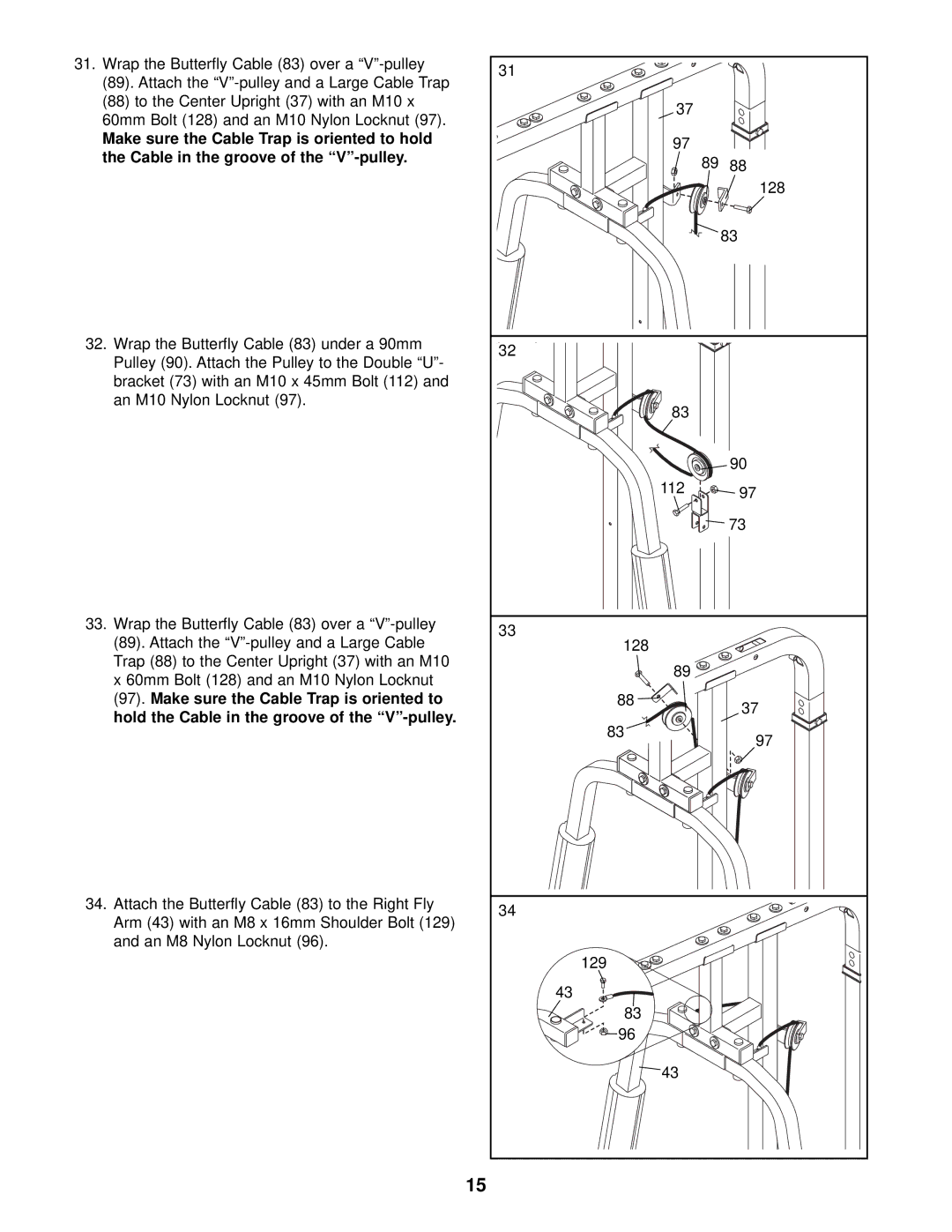 ProForm PFB48030 user manual 