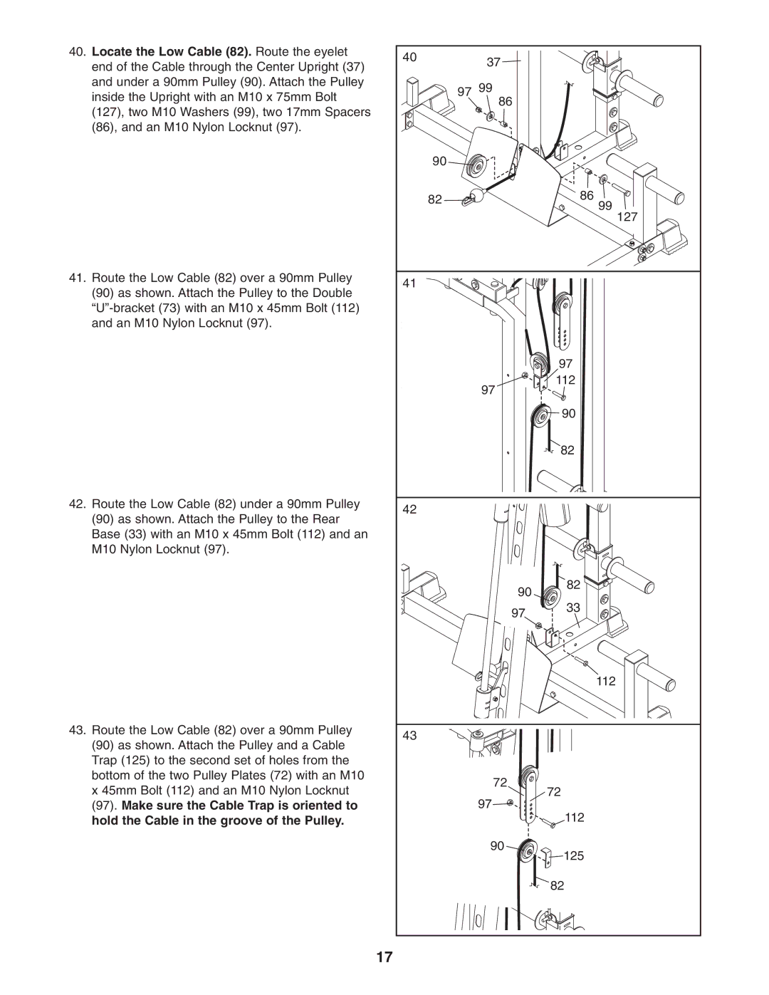 ProForm PFB48031 user manual 127 