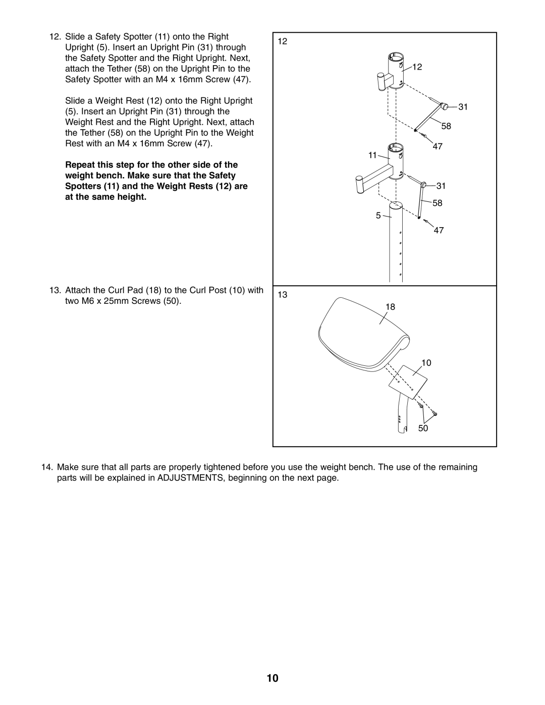 ProForm PFBE1816.0 user manual 