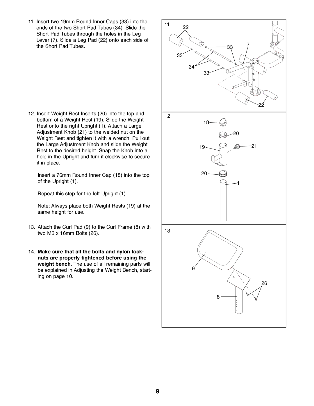 ProForm PFBE19000 manual 