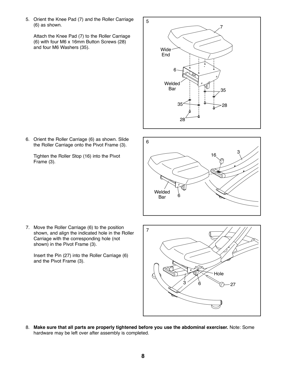 ProForm PFBE19610.3 user manual 