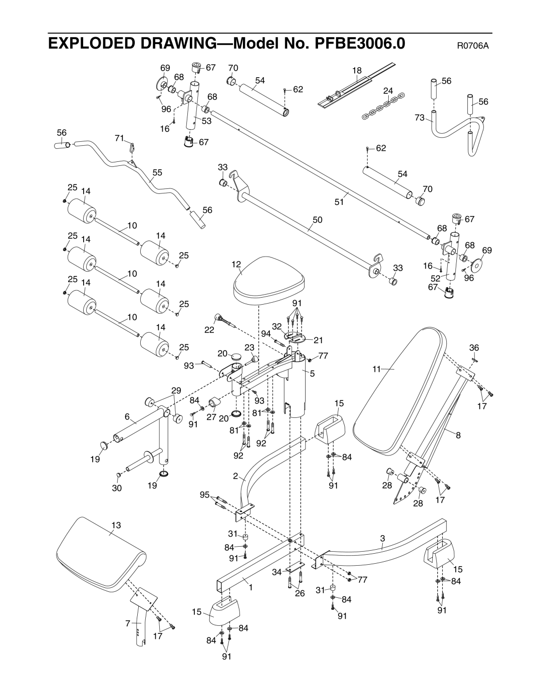 ProForm PFBE3006.0 user manual R0706A 