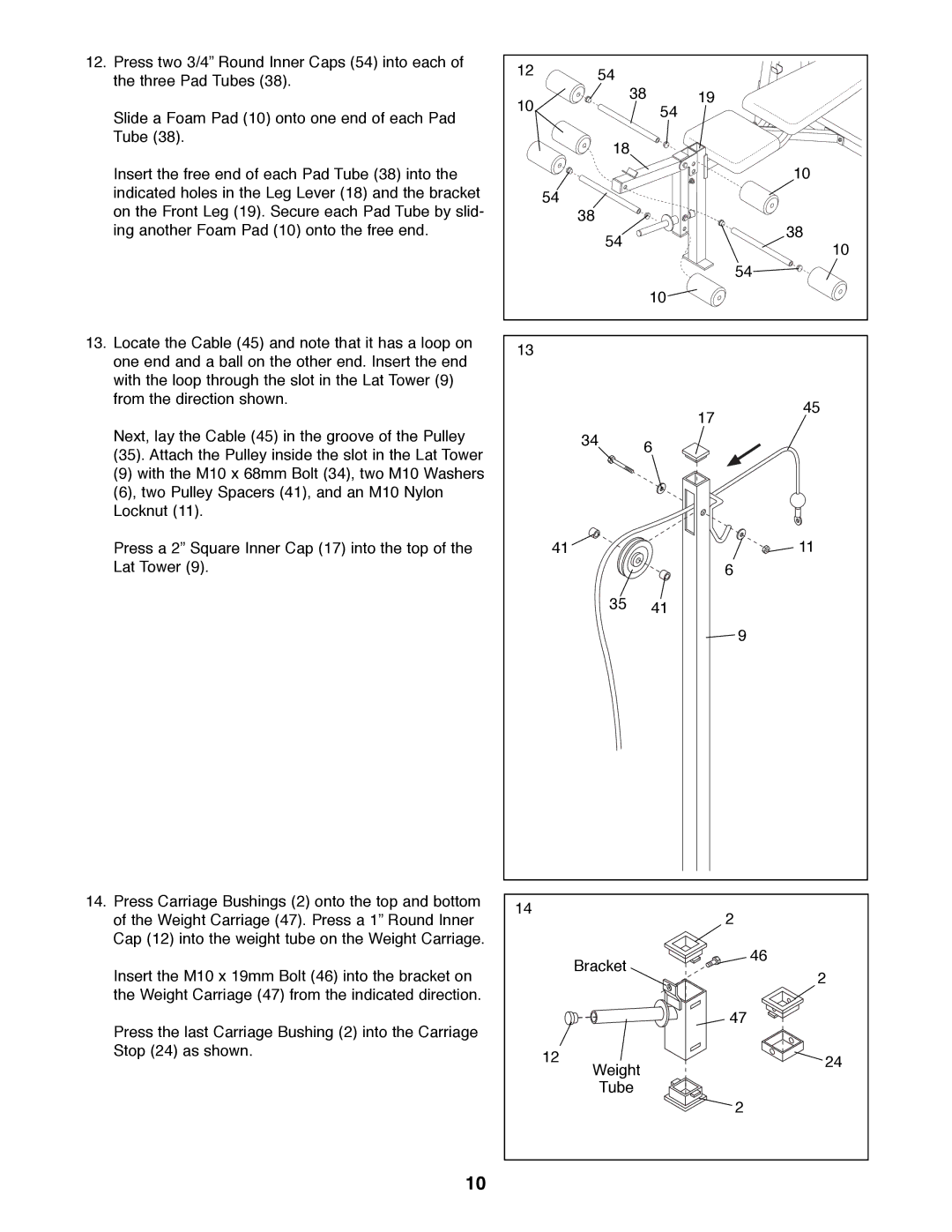 ProForm PFBE64490 manual 