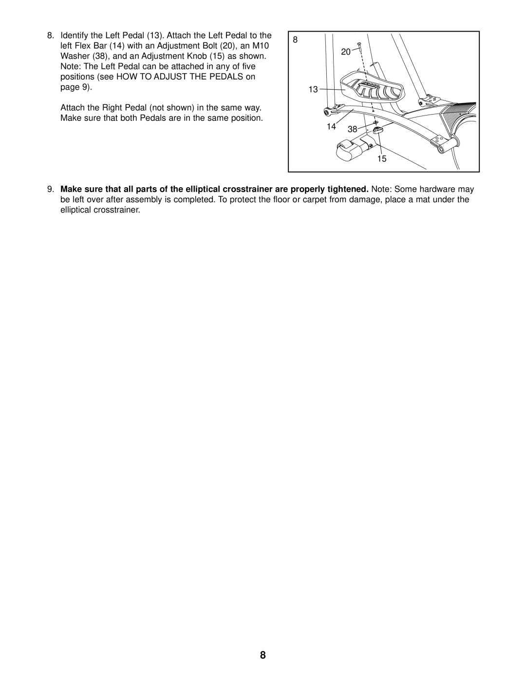 ProForm PFCCEL39013 user manual 