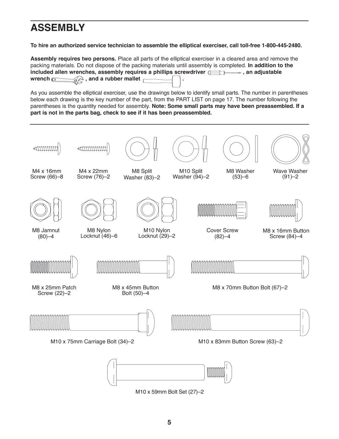 ProForm PFCCEL3906.2 user manual Assembly 