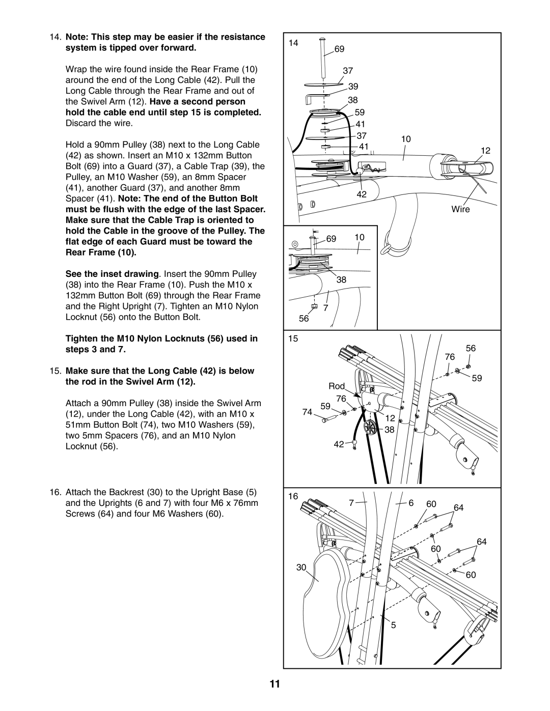 ProForm PFCCSY2926.1 user manual 