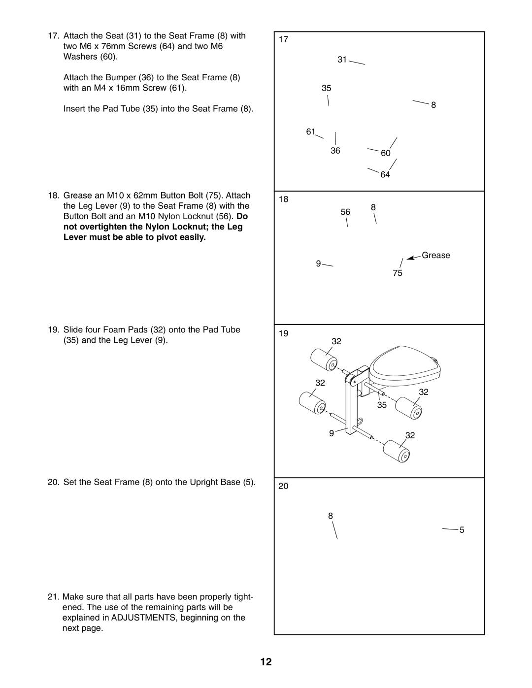 ProForm PFCCSY2926.1 user manual 