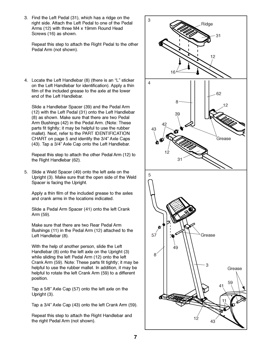 ProForm PFEL03900 manual 