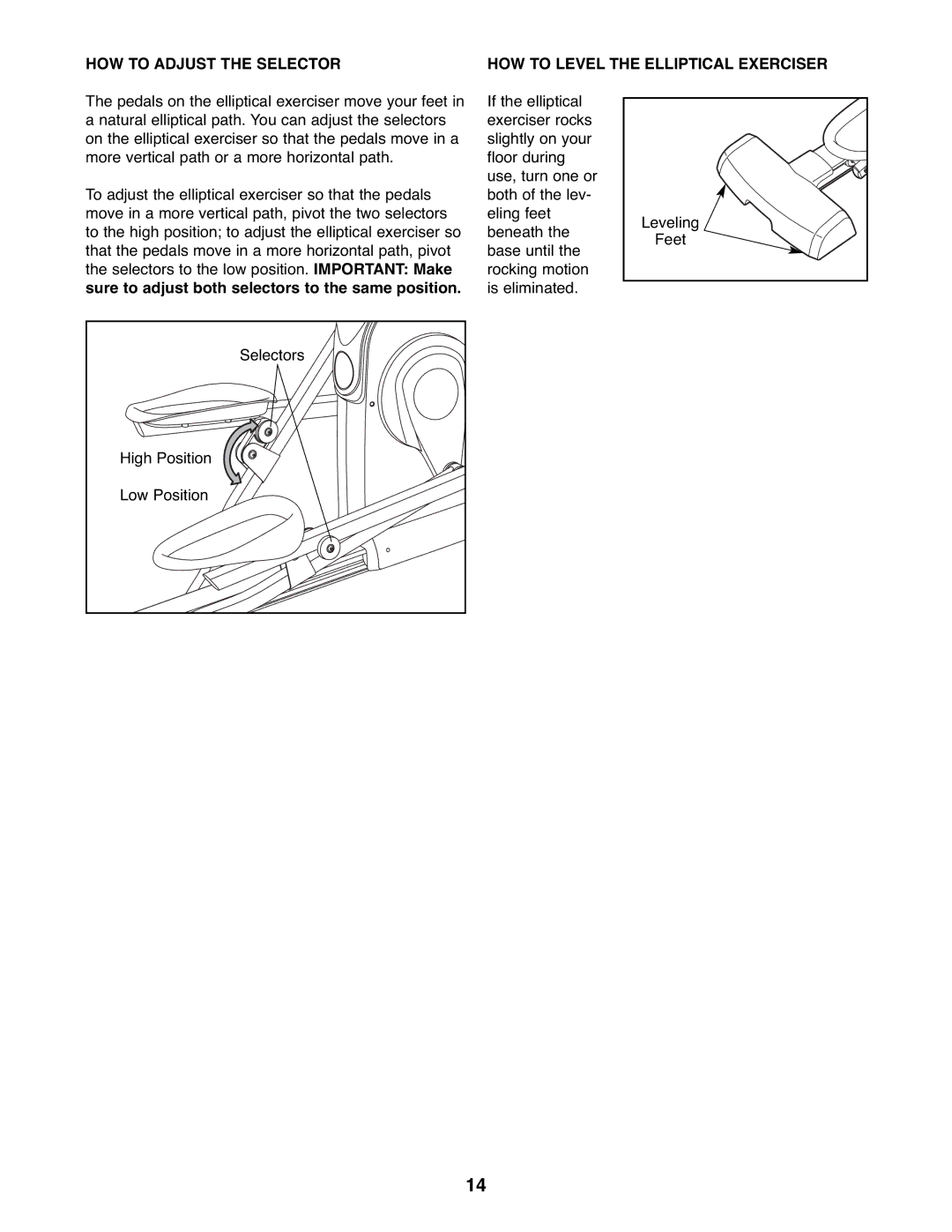 ProForm PFEL05807 user manual 