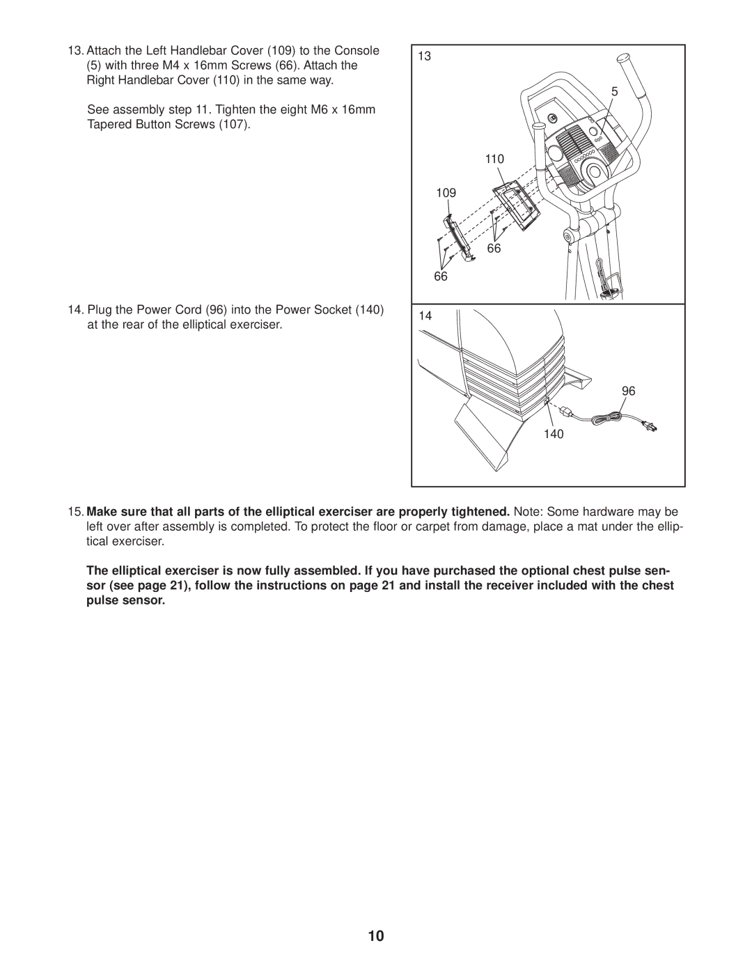 ProForm PFEL1303.3 user manual 