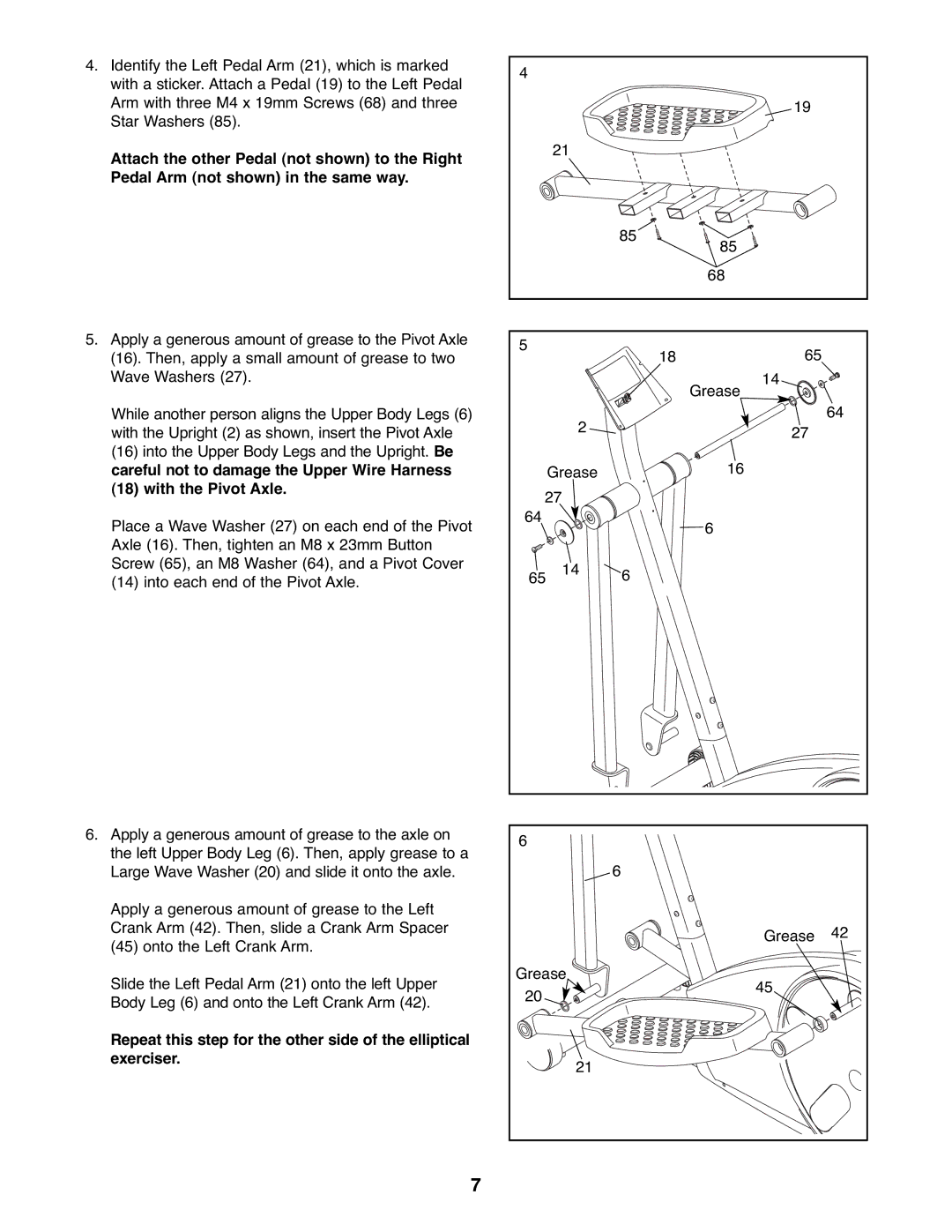 ProForm PFEL3226.0 user manual With the Pivot Axle 