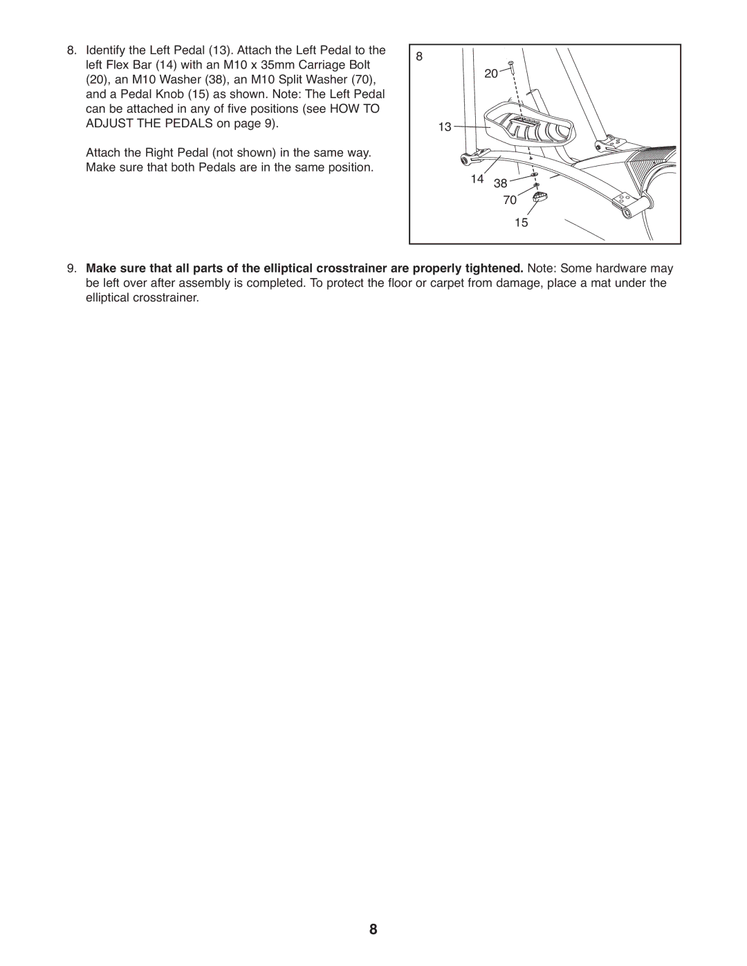 ProForm PFEL39032 user manual 