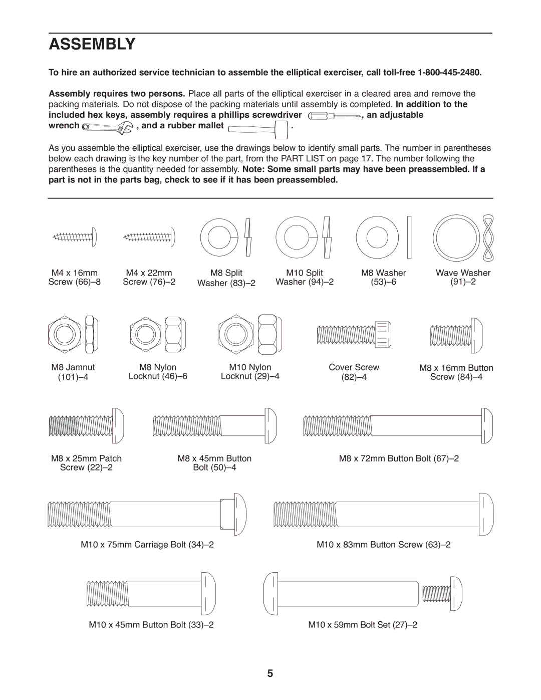 ProForm PFEL3926.1 user manual Assembly 