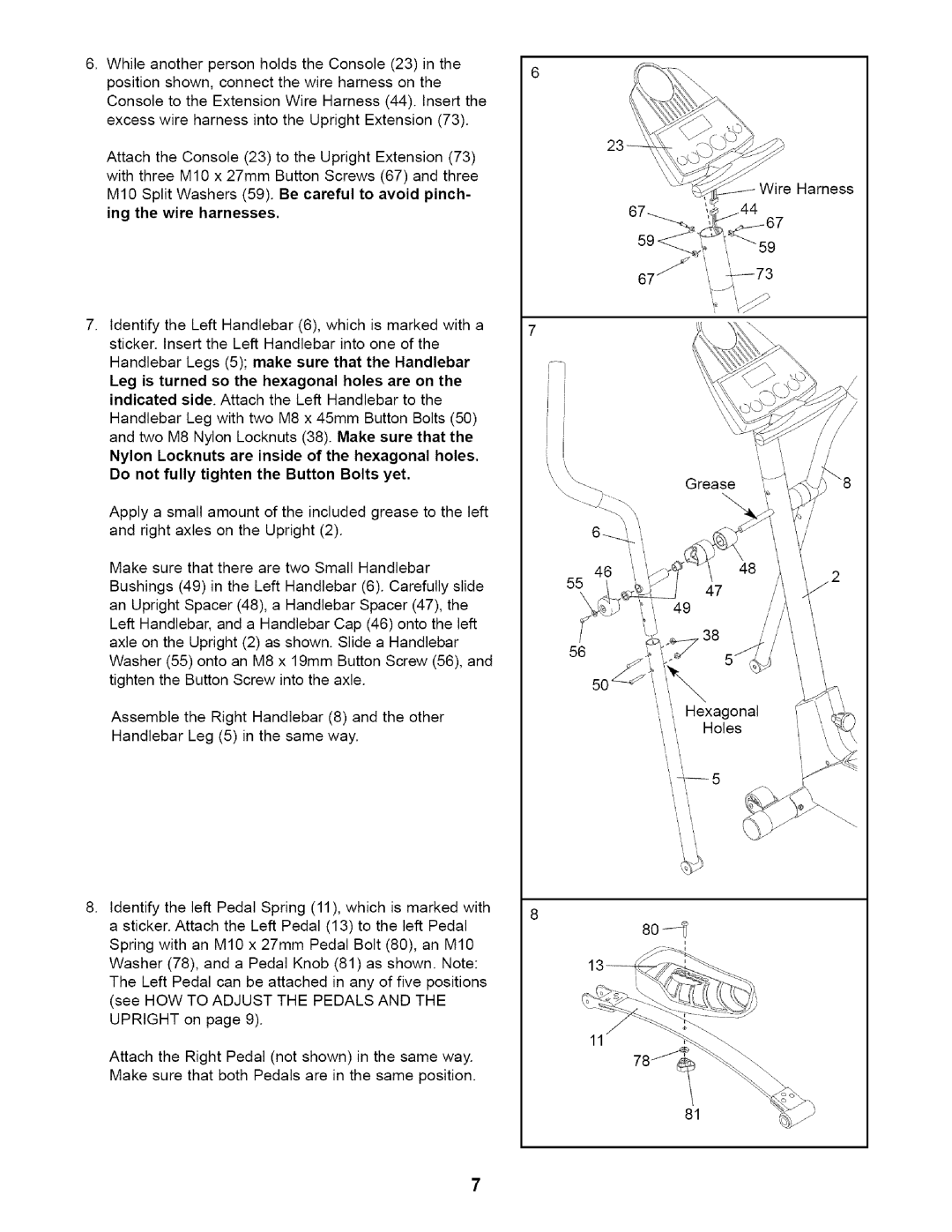 ProForm PFEL45010 user manual 4648 5547 