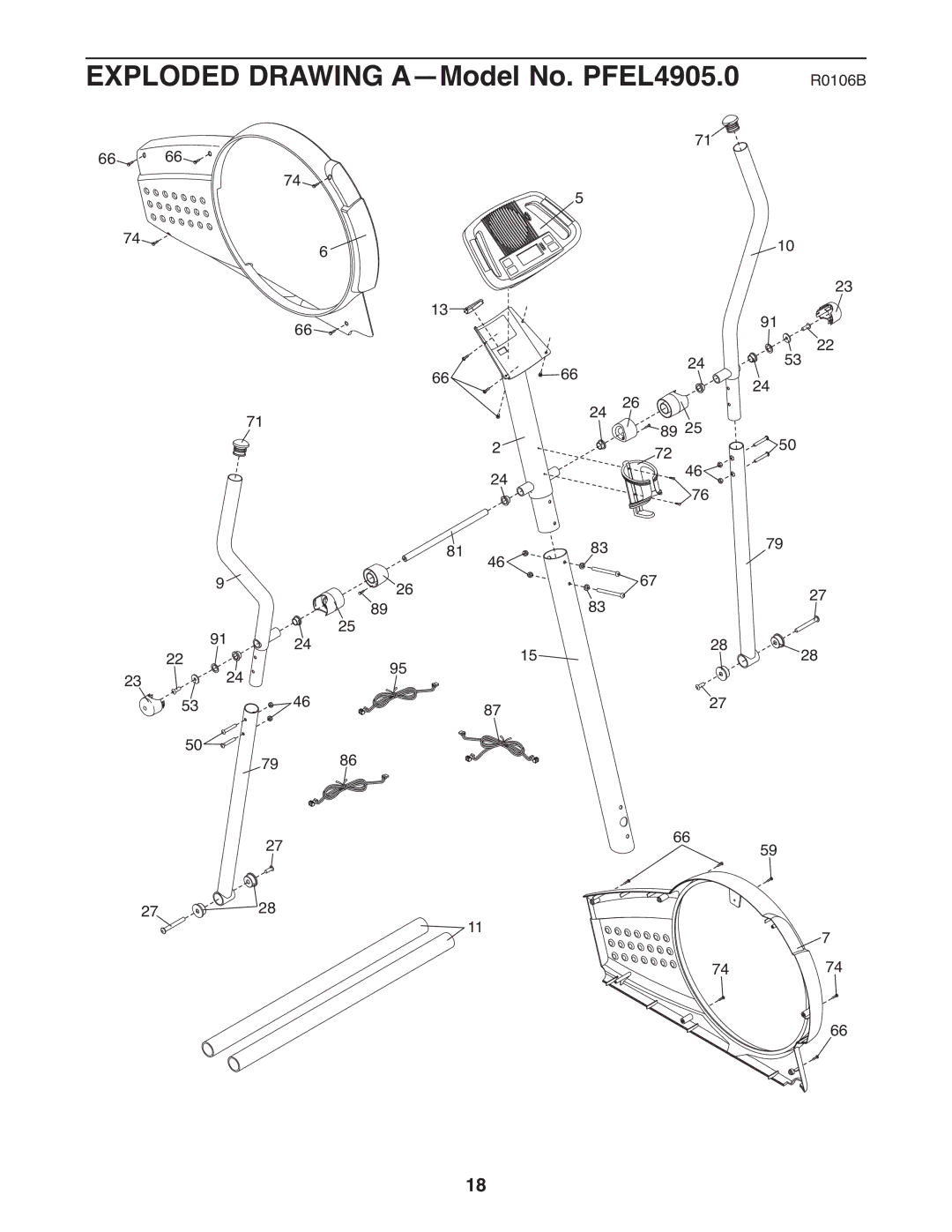 ProForm PFEL4905.0 user manual R0106B 