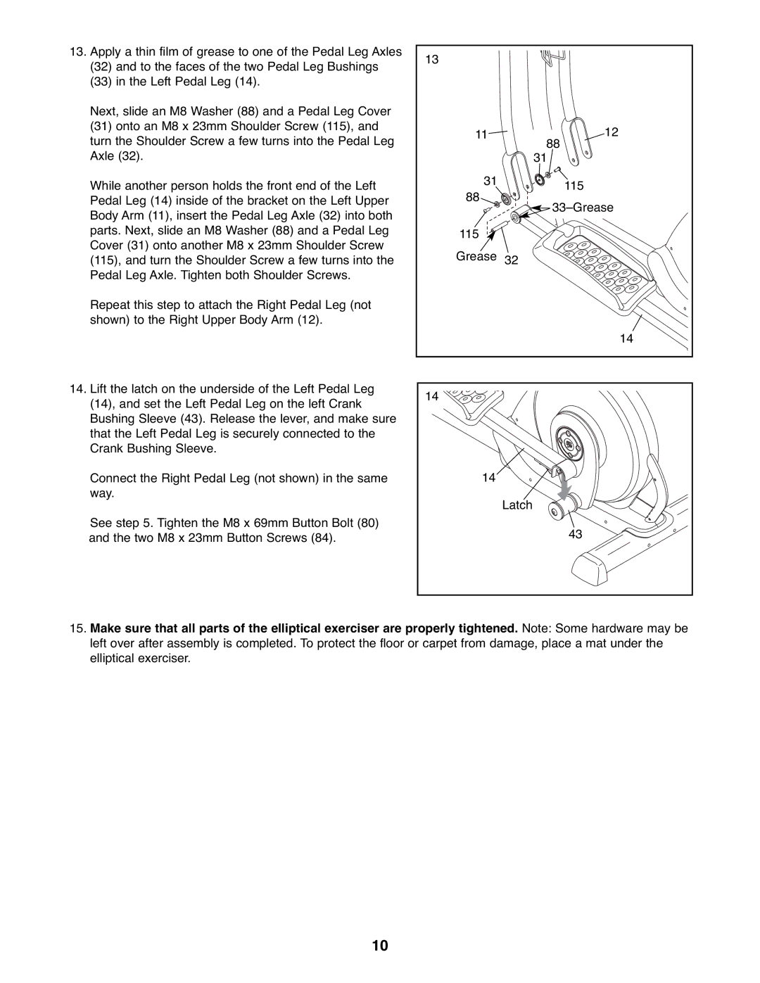 ProForm PFEL5105.3 user manual 