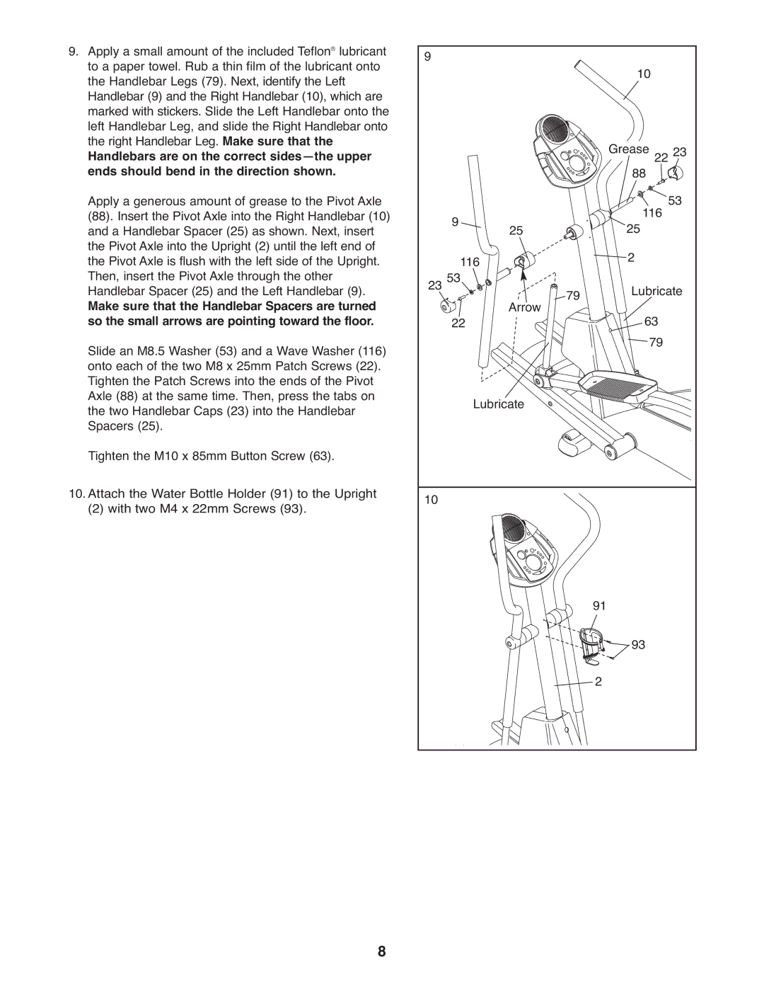 ProForm PFEL54932 user manual 