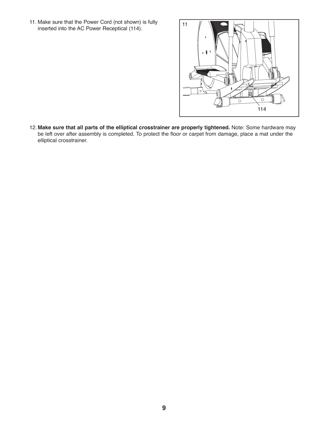 ProForm PFEL54932 user manual 