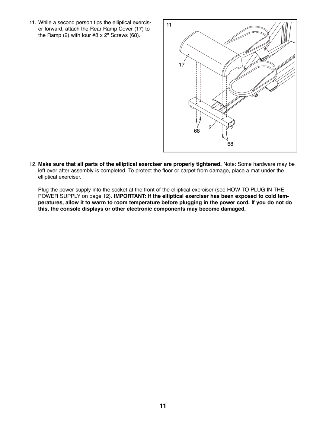 ProForm PFEL57907.0 user manual 