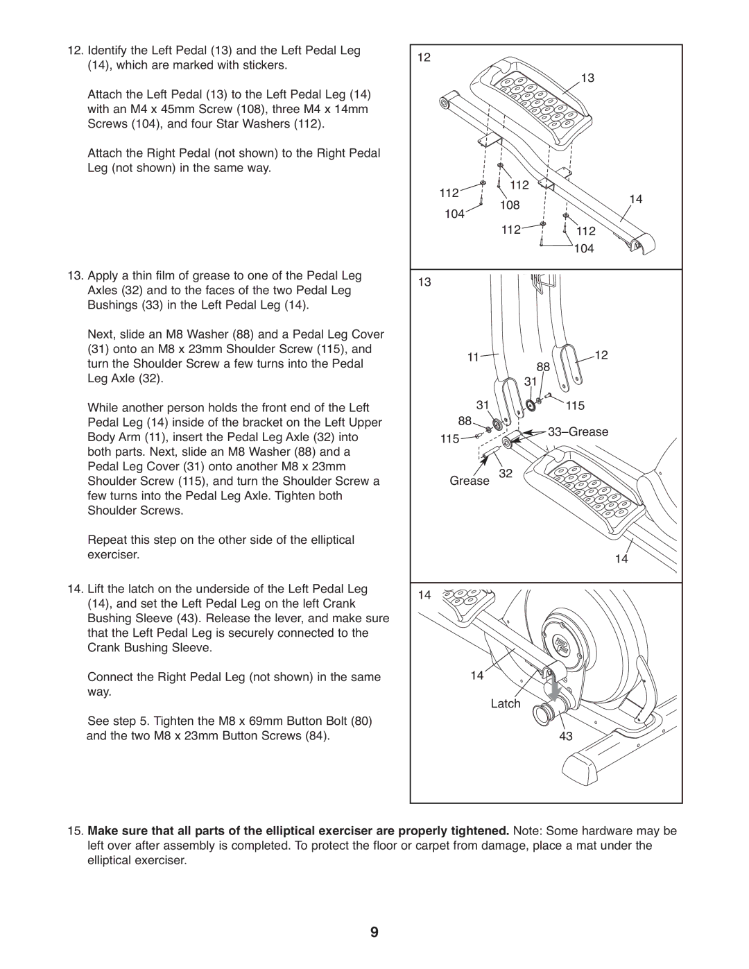 ProForm PFEL5905.0 user manual 