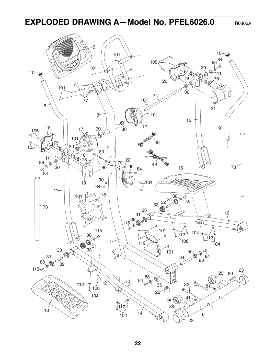 ProForm PFEL6026.0 user manual R0806A 