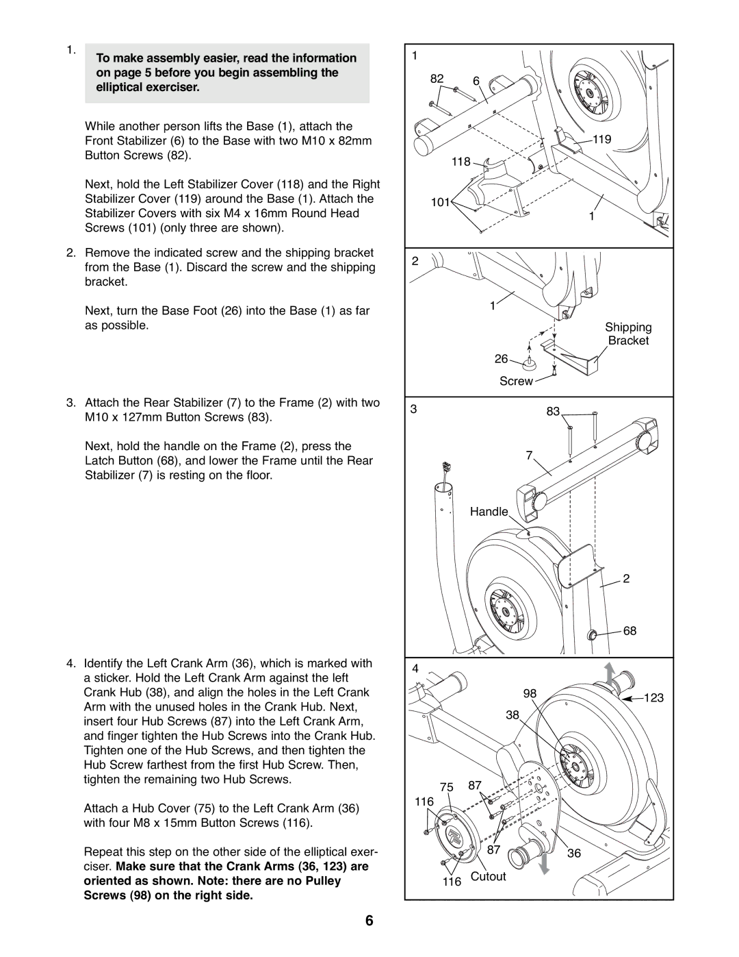 ProForm PFEL6026.0 user manual 