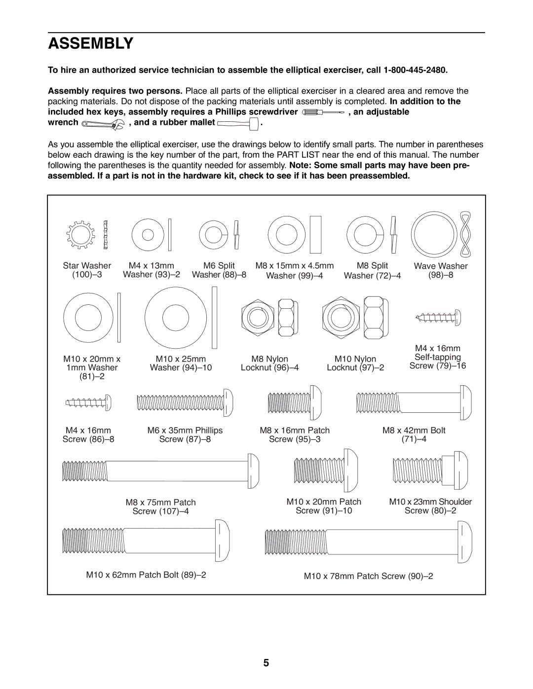 ProForm PFEL79907.1 user manual Assembly 