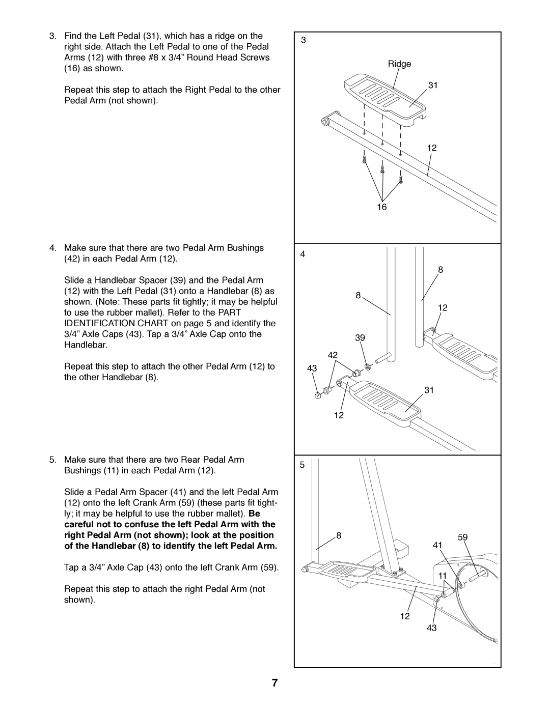 ProForm PFEL87075 user manual 