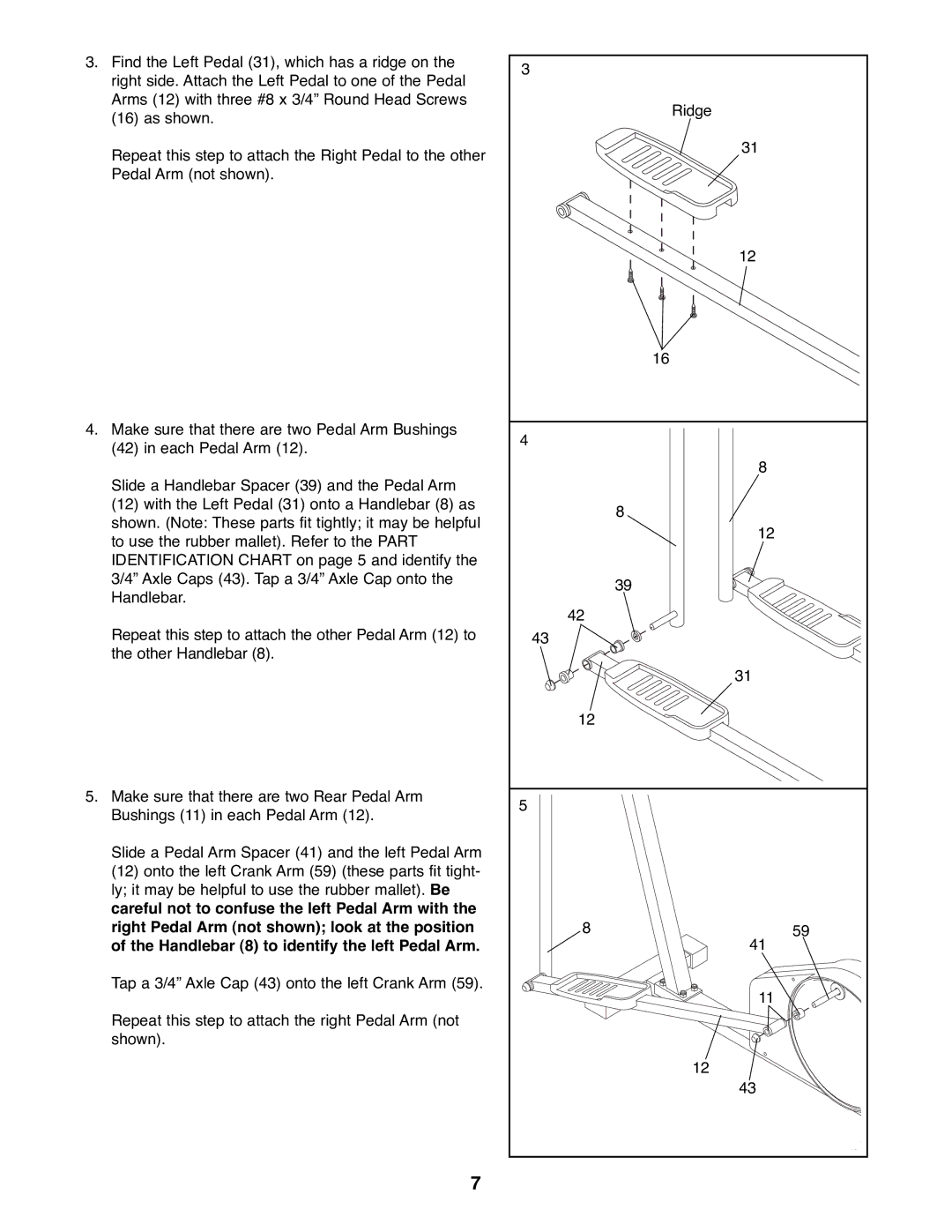 ProForm PFEL87077 user manual 